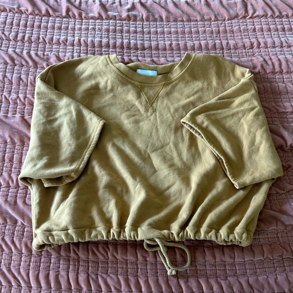 American Eagle Cropped Short Sleeve